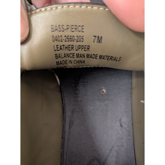 G.H. BASS & CO. MEN'S PIERCE TASSEL LOAFER DARK BROWN LEATHER CASUAL SHOE SZ 7 M - Picture 7 of 12